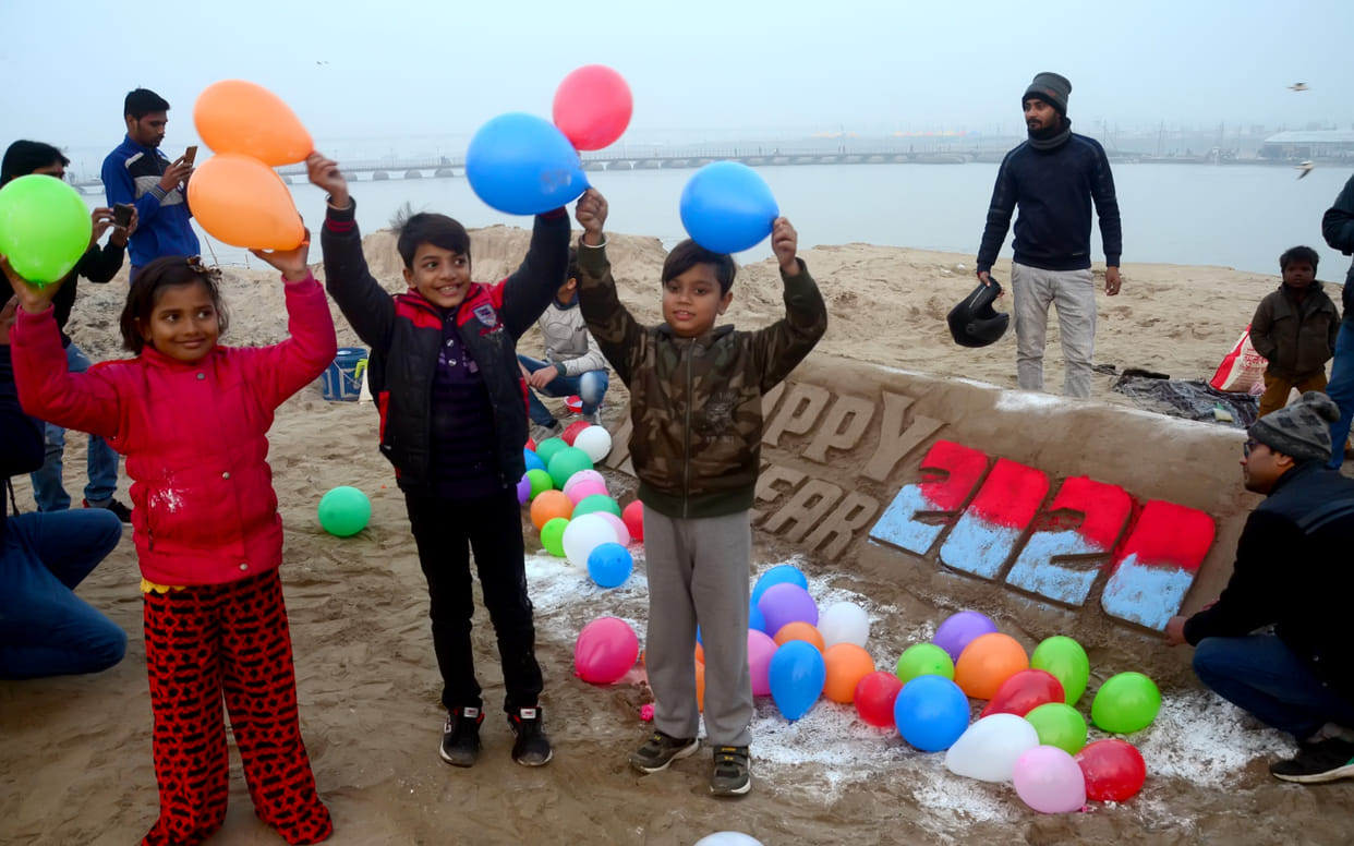 Youth celebrated New year 2020 with full of joy