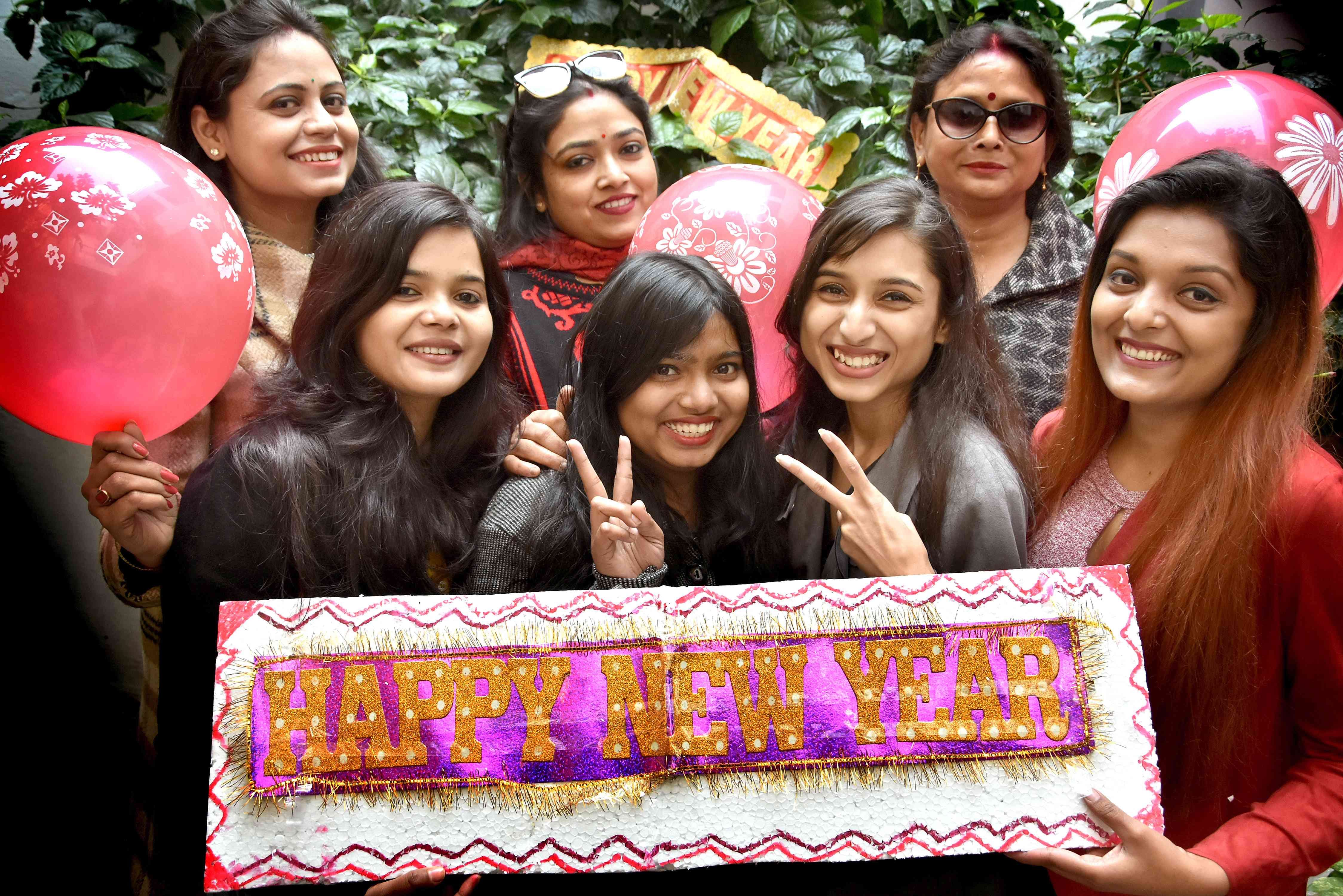 Youth celebrated New year 2020 with full of joy