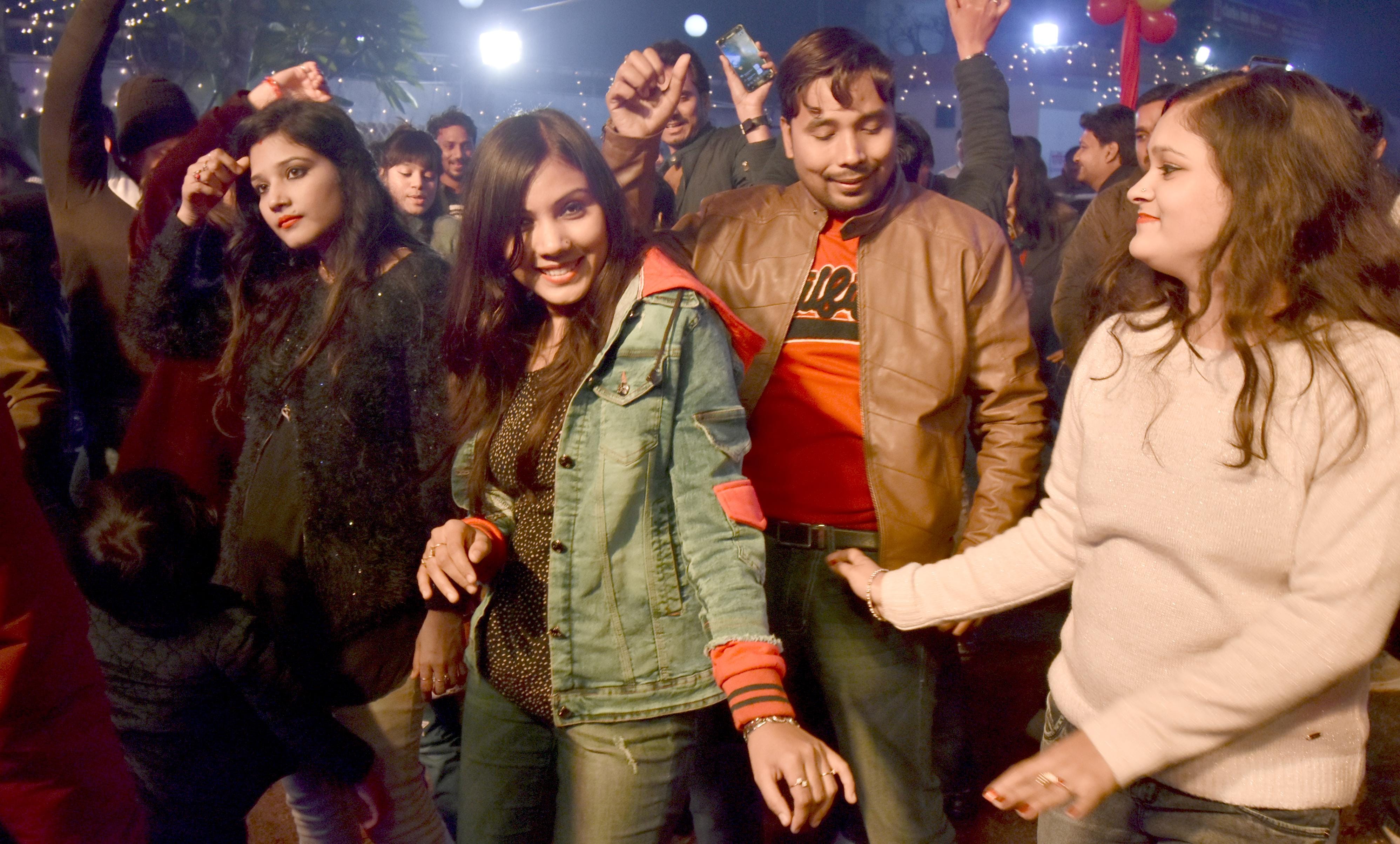Youth celebrated New year 2020 with full of joy