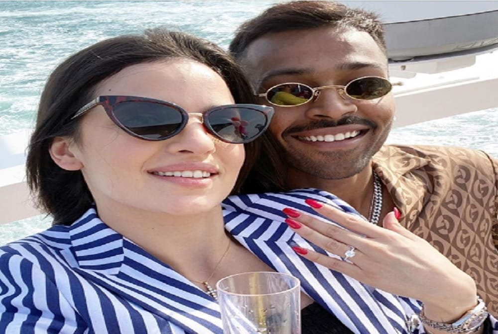 Hardik Pandya and Natasha Stankovic engagement pics gone viral, Krunal posts funny comment