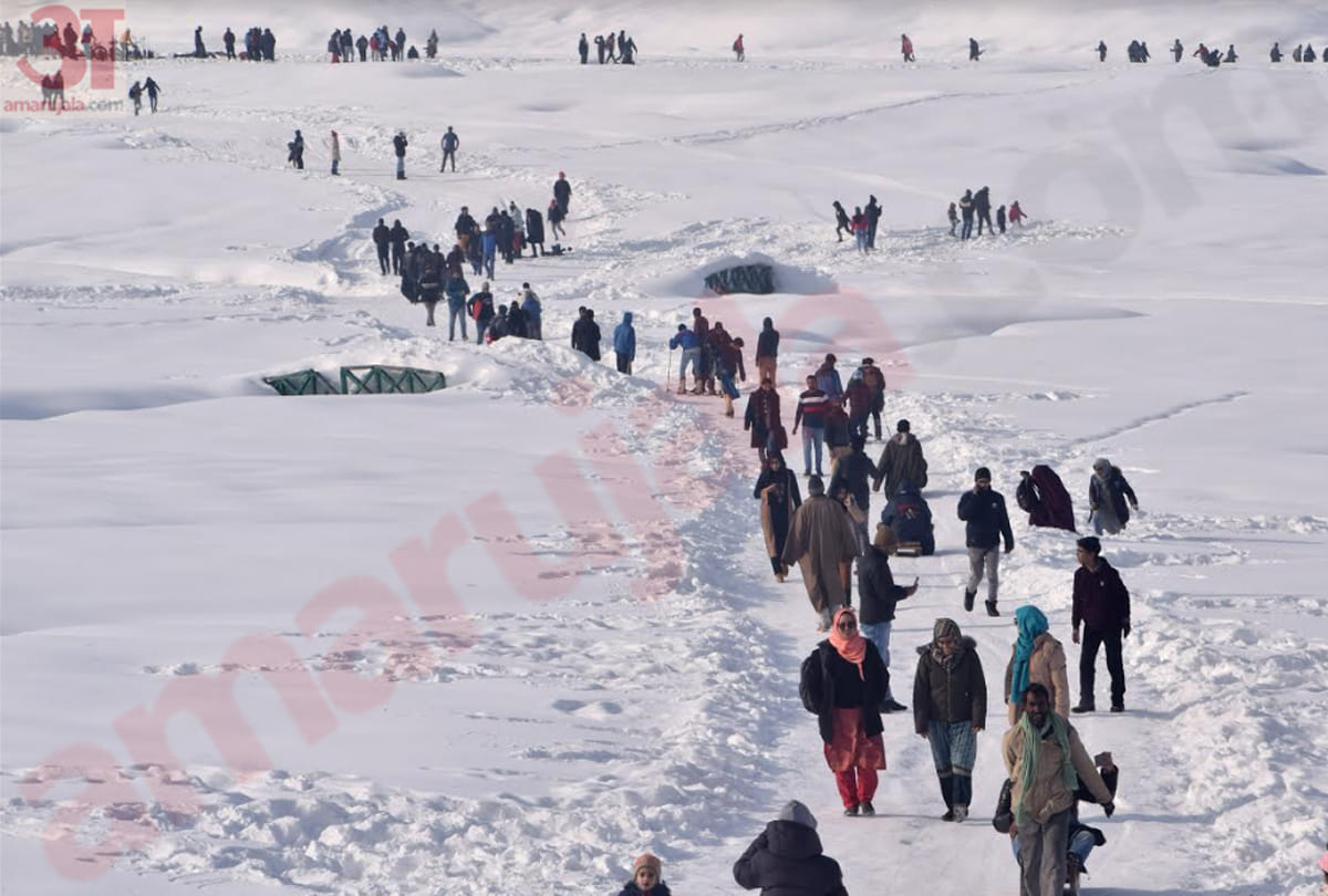 New Year 2020 Celebration in Kashmir, Mata Vaishno Devi new year photos, Gulmarg photos
