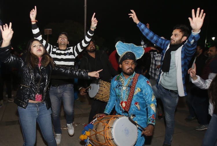 New Year 2020 Celebration in Plaza Chandigarh