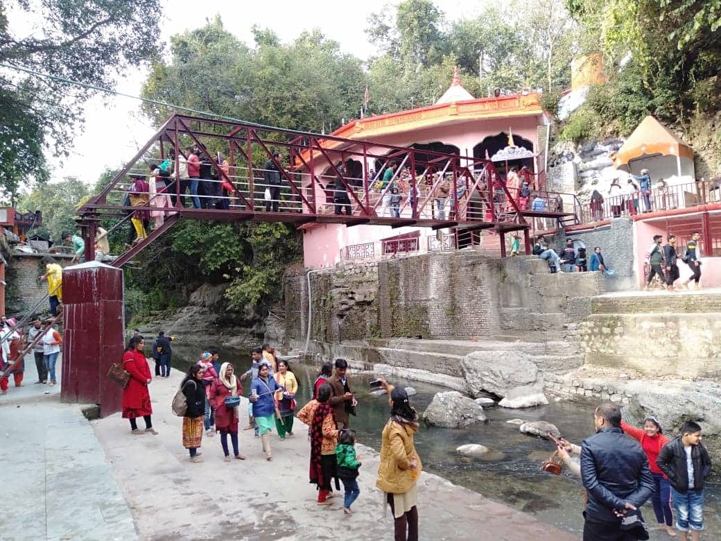happy new year 2020: first day people visit in temple and tourist place