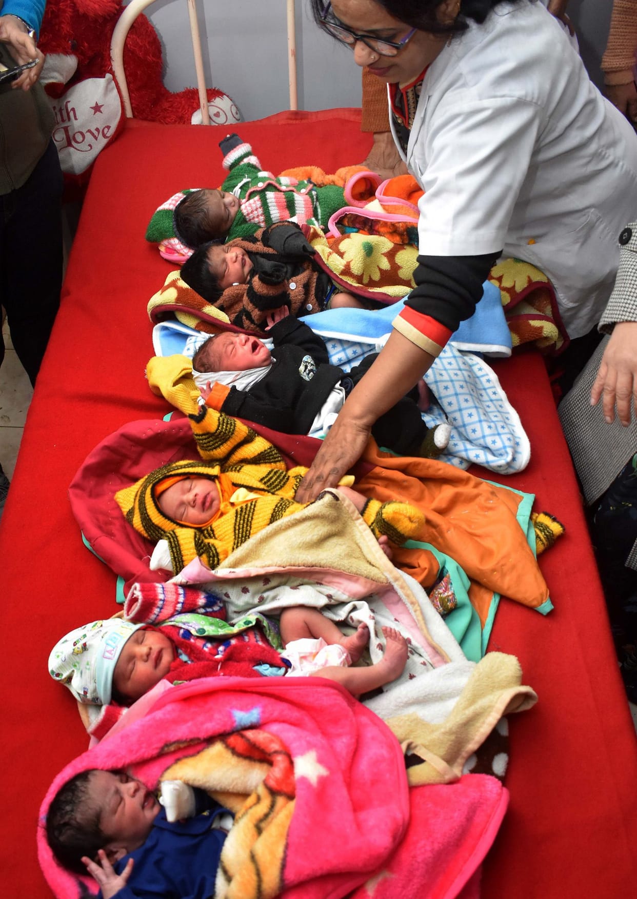 16 mothers filled laps on new year, six babies born in creation