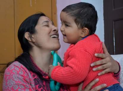 मां आरती शेखर व चंपक