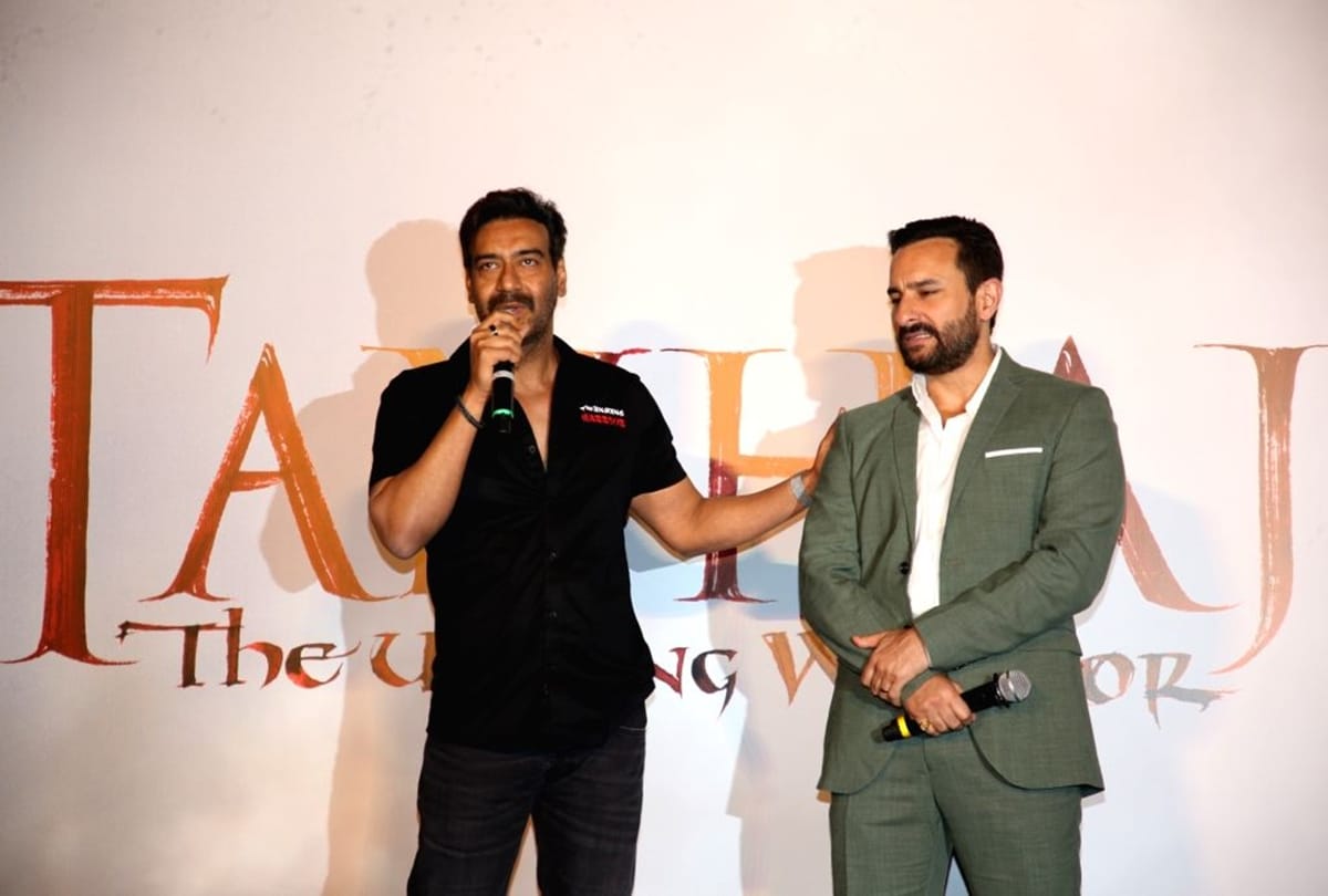Bollywood Actor Ajay Devgn Talks About Tanhaji The Unsung Warrior and Saif Ali khan