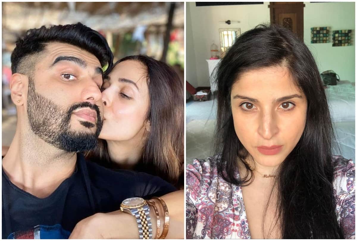 Sanjay Kapoor wife Maheep Kapoor comment on Arjun Kapoor Malaika Arora kiss picture