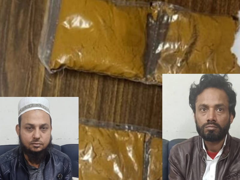 two smugglar arrested by metropolitan sentinel crime branch in maharajganj