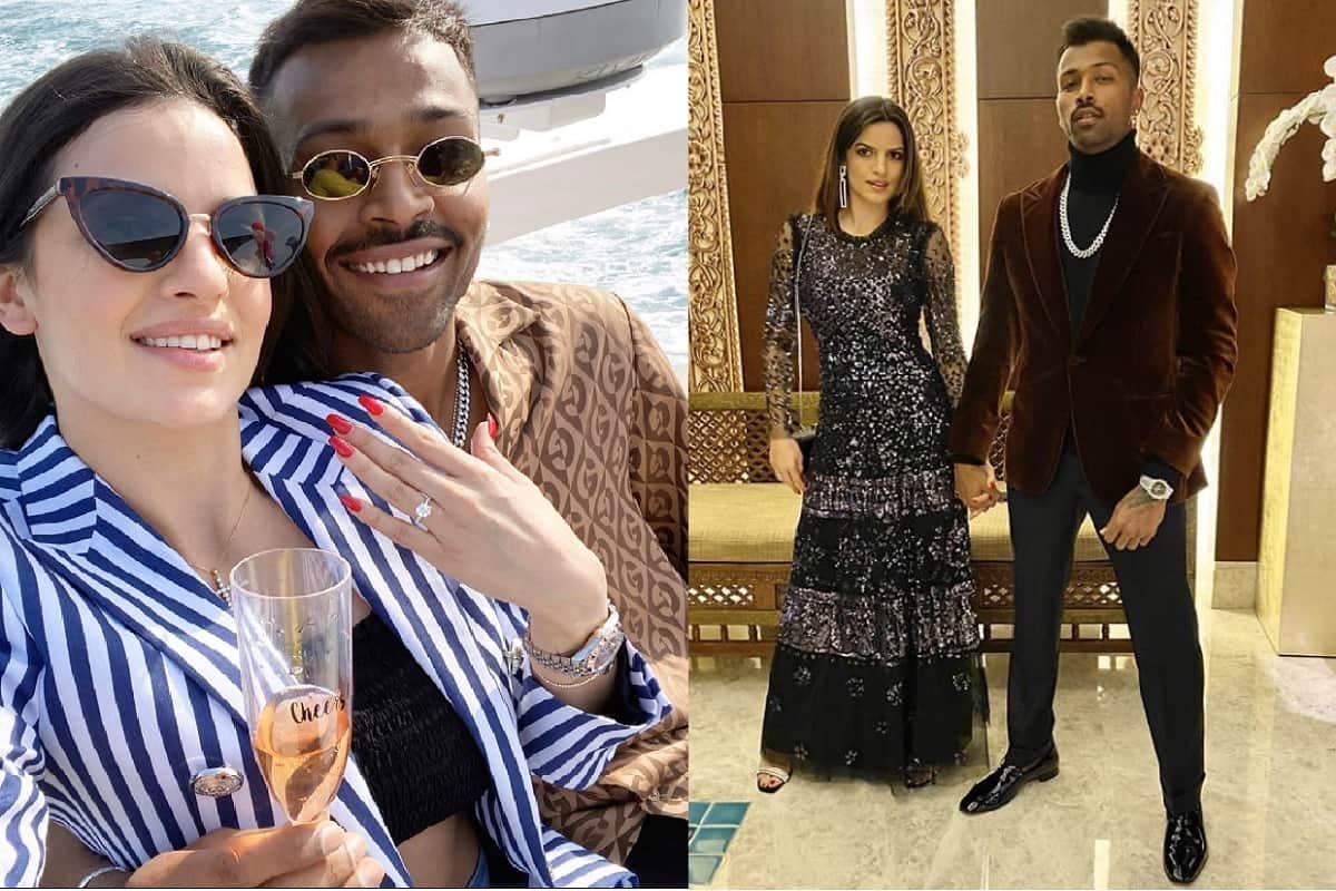 Natasa Stankovic shares romantic photo with fiance and indian cricketer Hardik Pandya