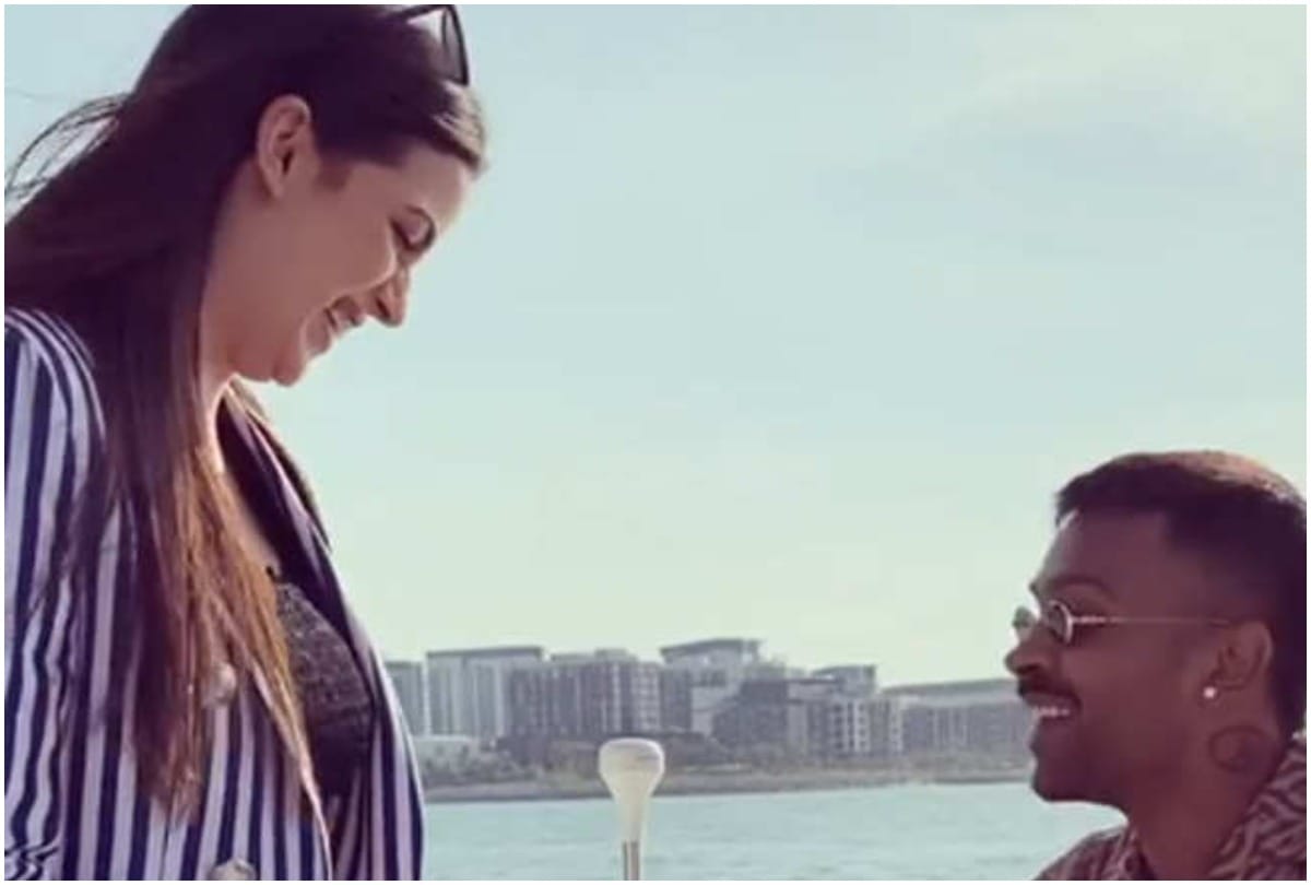 Hardik Pandya and Natasha Stankovic engagement pics gone viral, Krunal posts funny comment