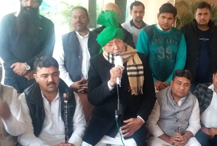 OP Chautala's meeting with Party Workers In Kaithal