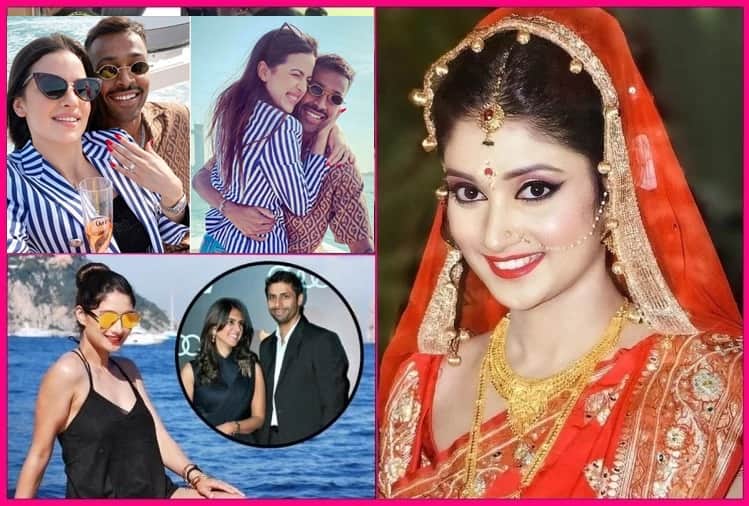 Hardik Pandya Natasa Stankovic and Romantic Glamours Photos Of Indian Cricketers Wives You Must See