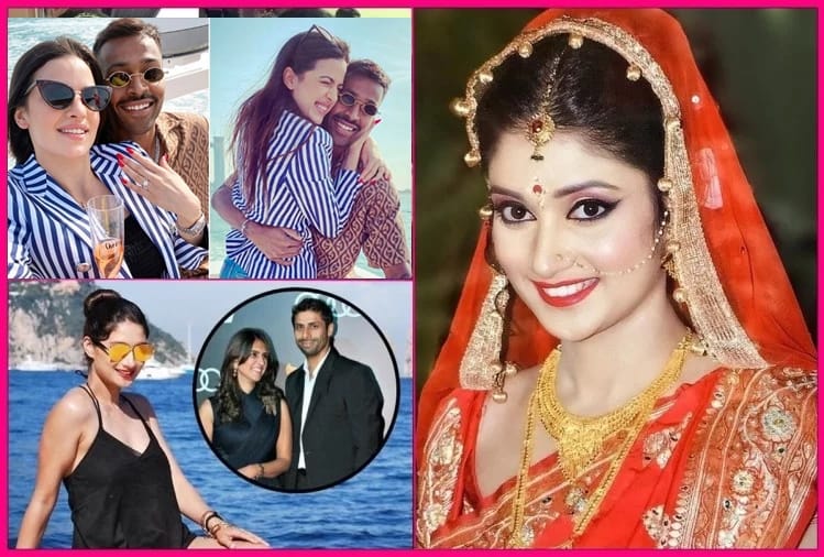 Hardik Pandya Natasa Stankovic and Romantic Glamours Photos Of Indian Cricketers Wives You Must See