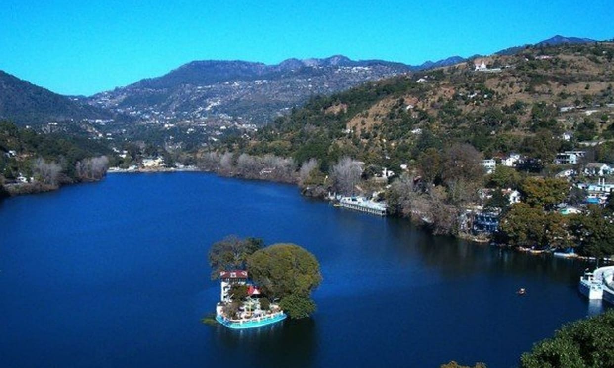 Now you can taste the coffee in the island situated between the Bhimtal lake