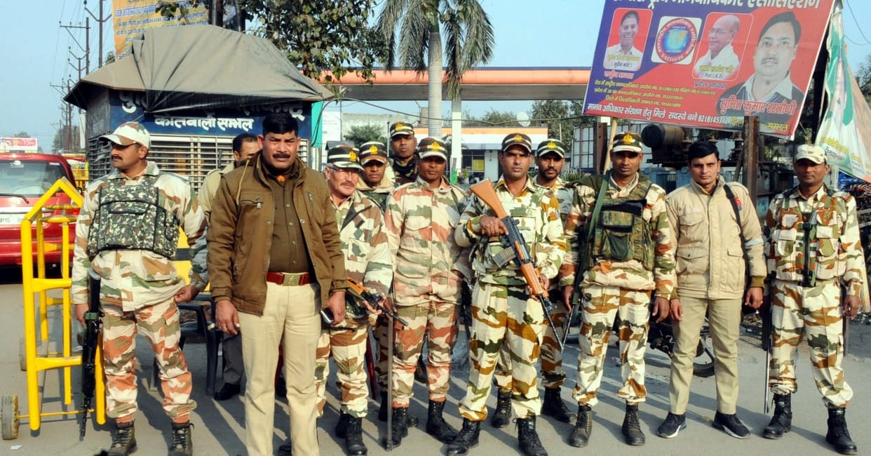 police force in sambhal