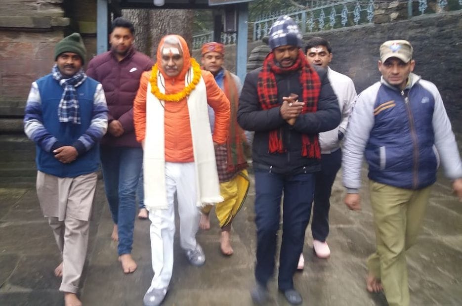 Urban Development Minister Kaushik worshiped in Jageshwar Dham