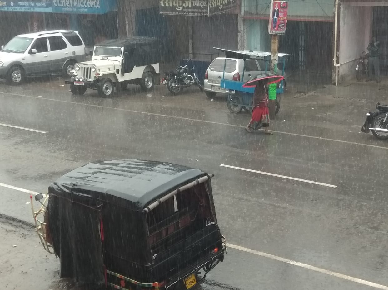 weather change due to rainy season
