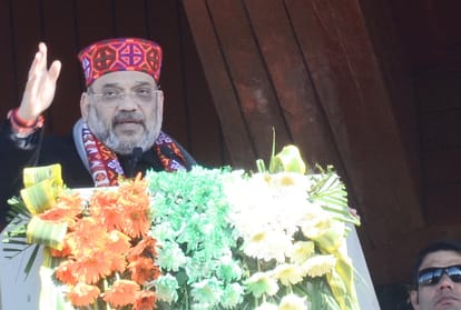 Home Minister amit shah Rally in Shimla and security blunder by state administration