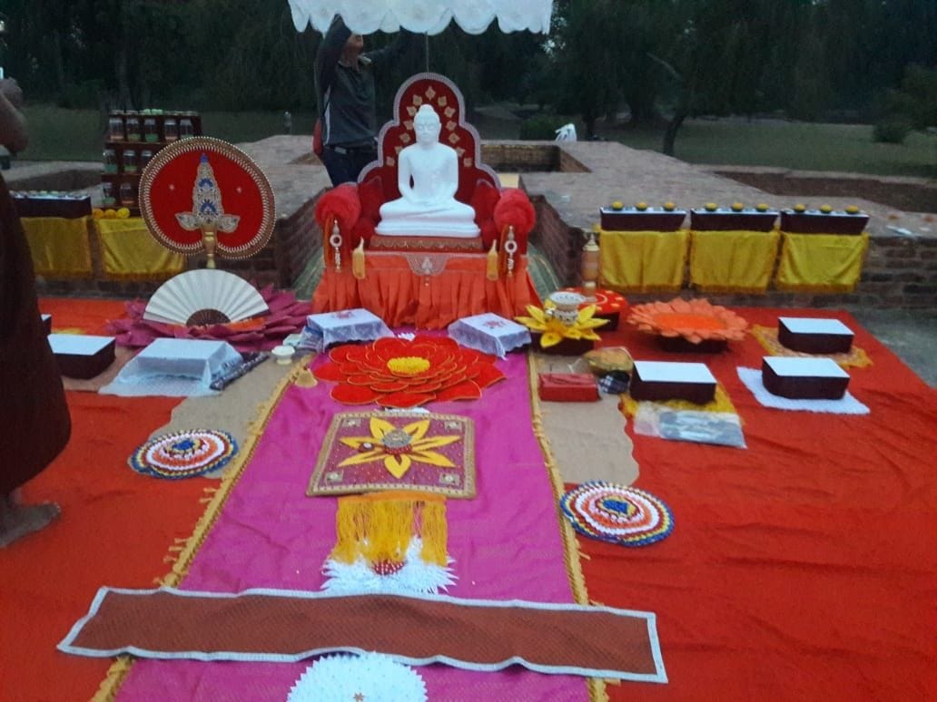 Worshipers from Sri Lanka offered special prayers on the smell