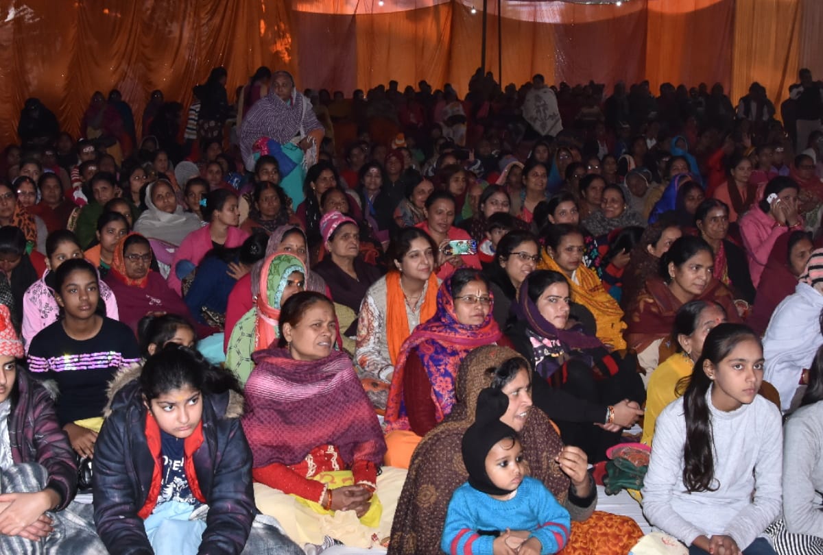 bhagwat Katha day 6 organise in geeta vatika gorakhpur
