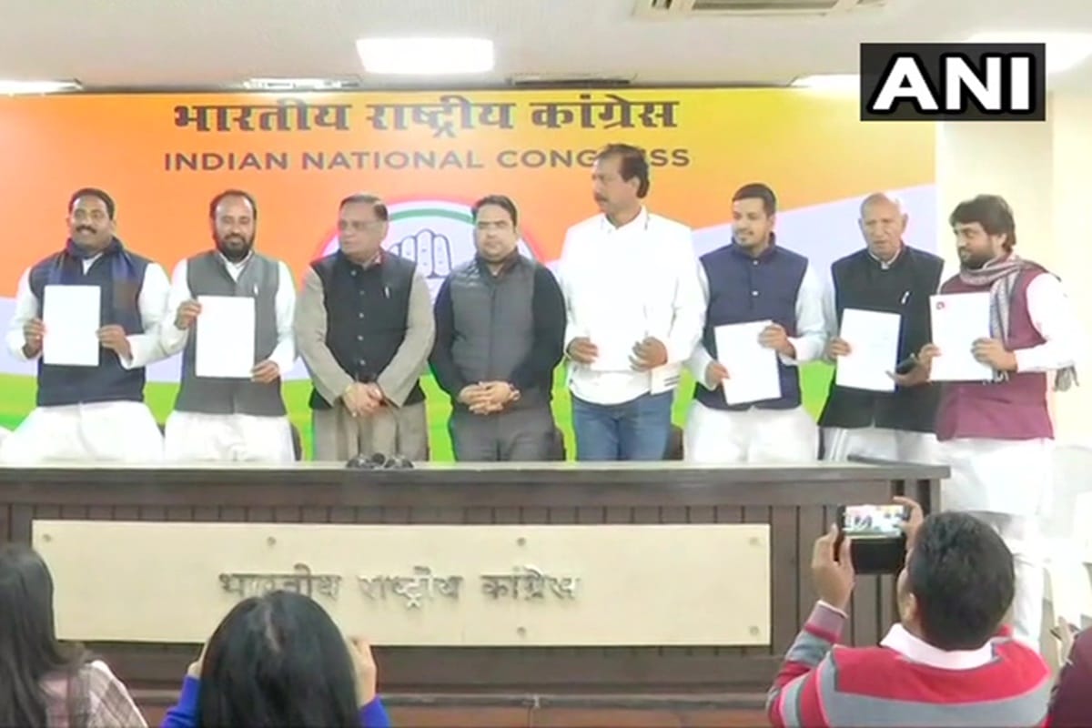 6 BSP MLAs from Rajasthan who joined Congress in September 2019 met with Sonia Gandhi today