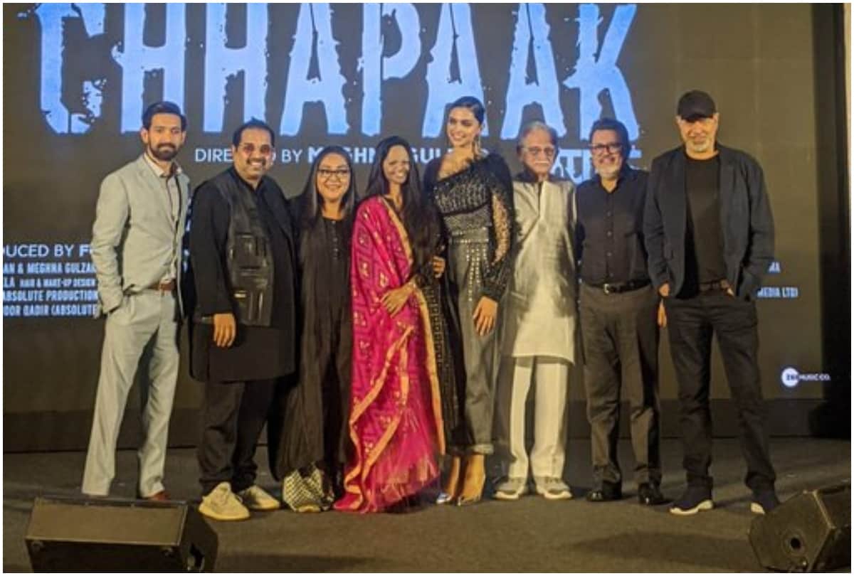 Deepika Padukone Chhapaak title track launch Gulzar says in our time actress in film only for songs