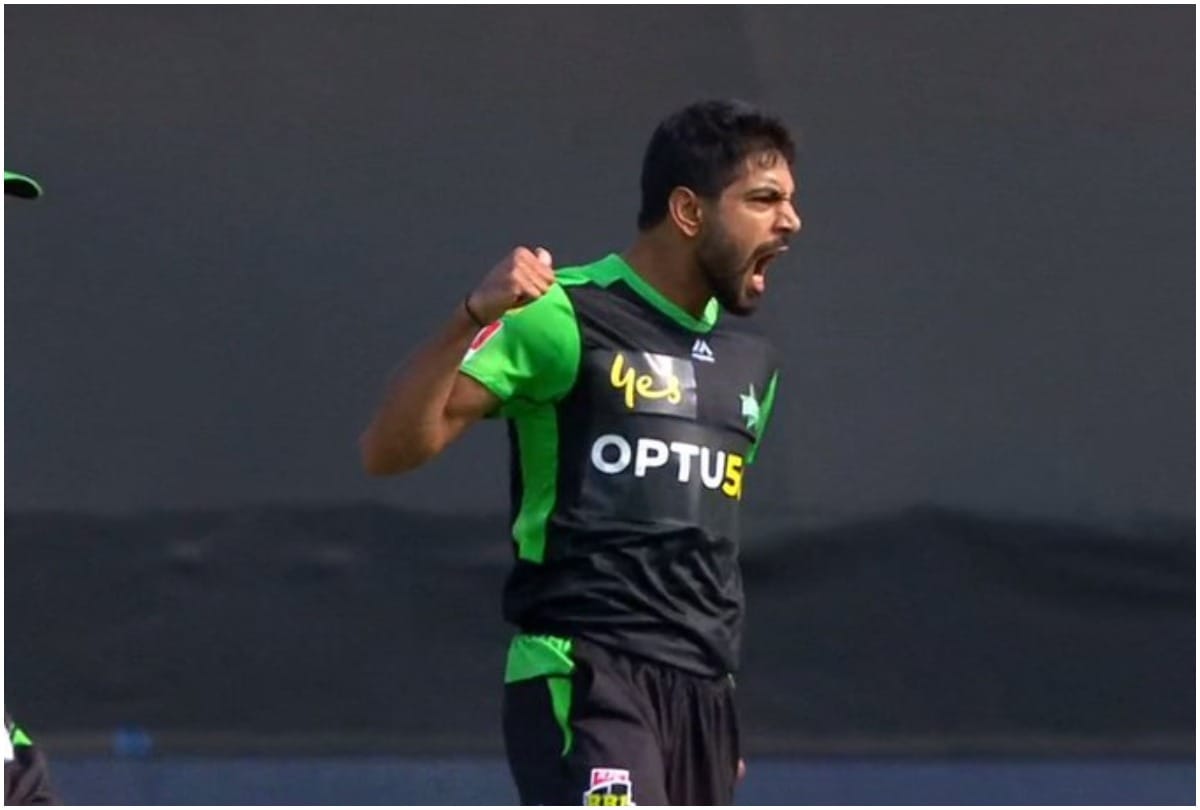 Big Bash League Pakistan pacer Haris Rauf slammed for throat slit celebration