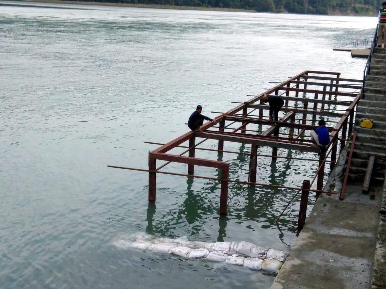 Plate forms made in the Ganges by following the rules of NGT