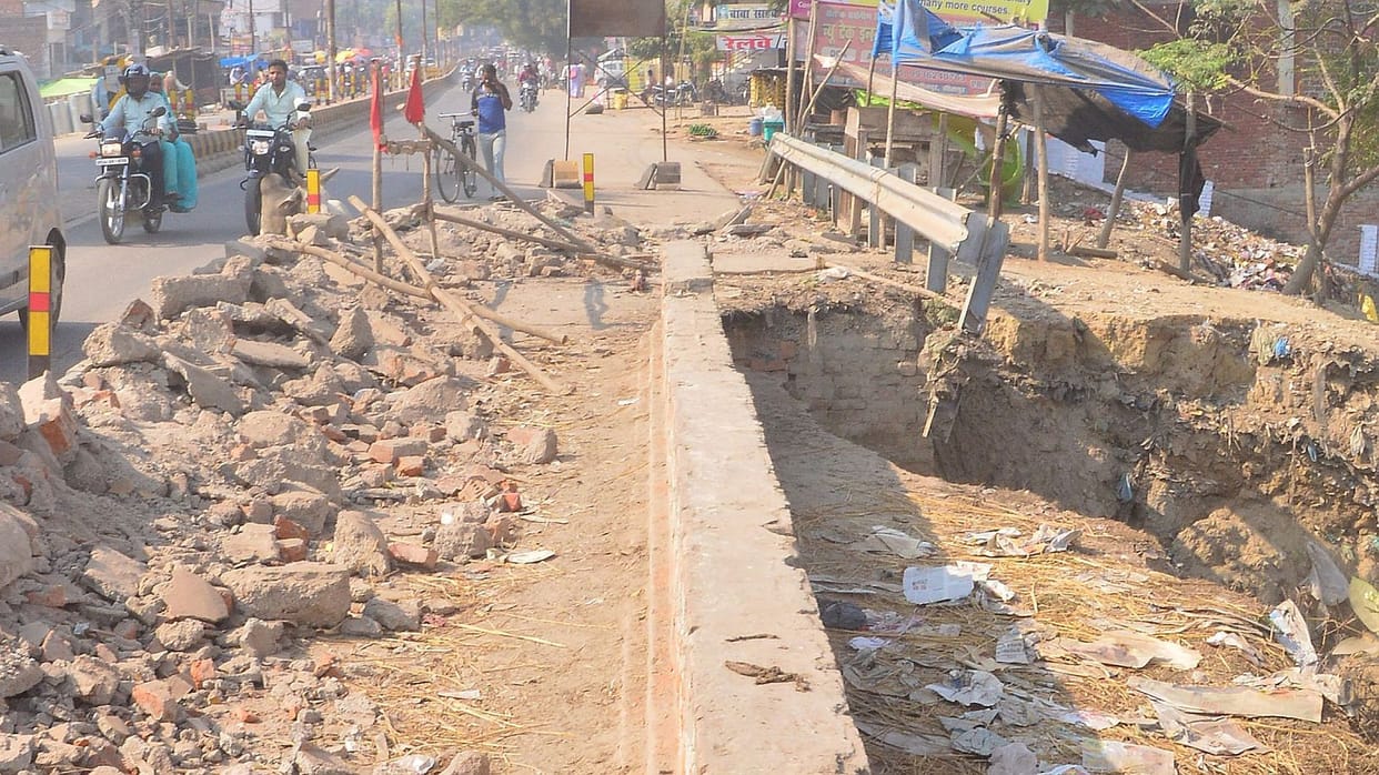 Road cut