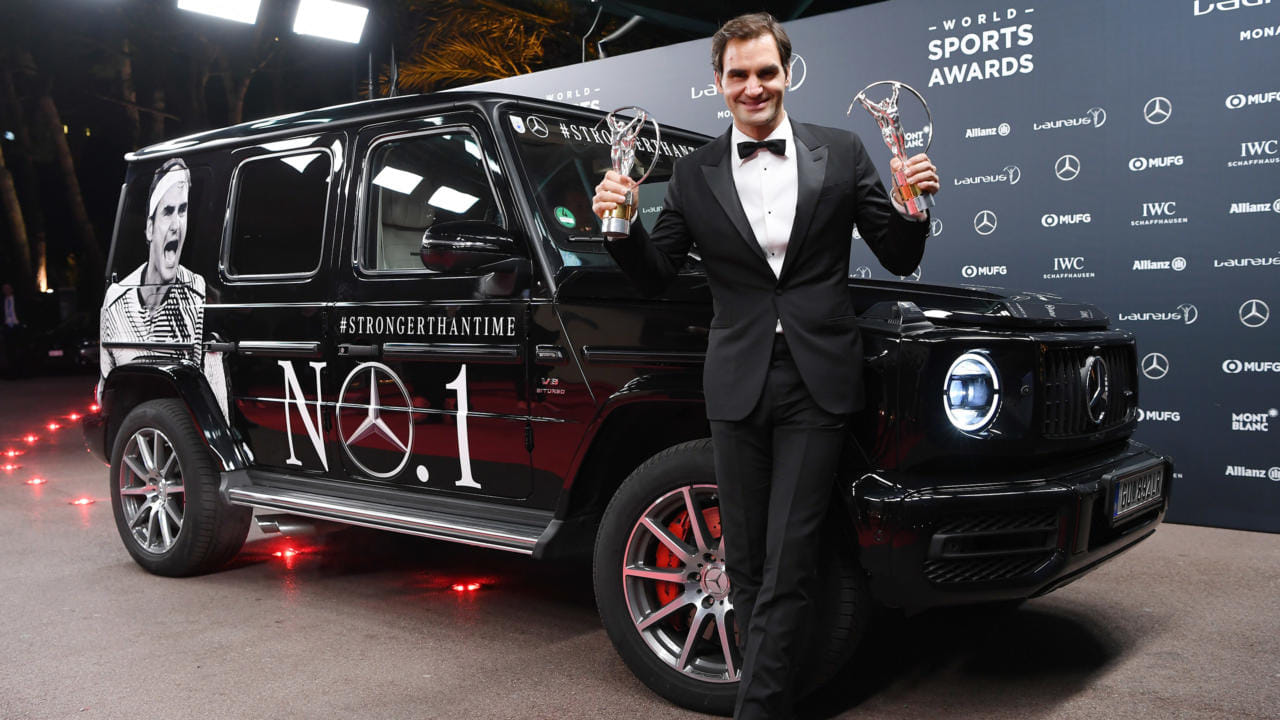 Top tennis players Rafael Nadal to roger federer drive luxurious cars participating in ATP cup