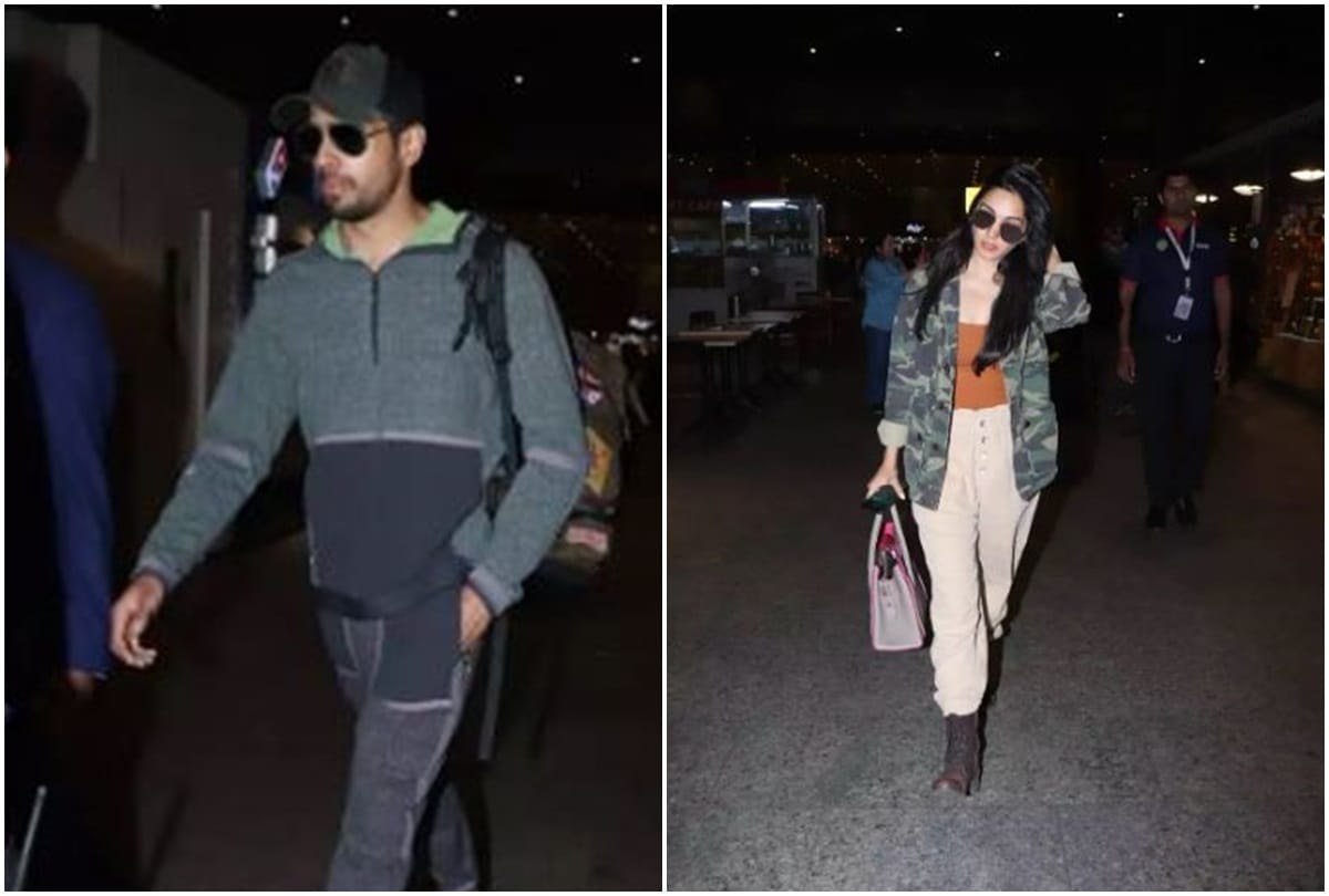 Sidharth Malhotra Kiara Advani Spotted Together At The Airport After New Year Celebration