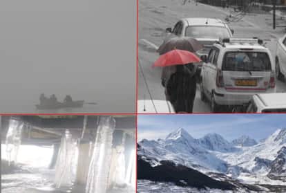 Dense Fog, Rainfall and Hailstorm in nainital and   Pipeline Fridge in Auli due to Snowfall