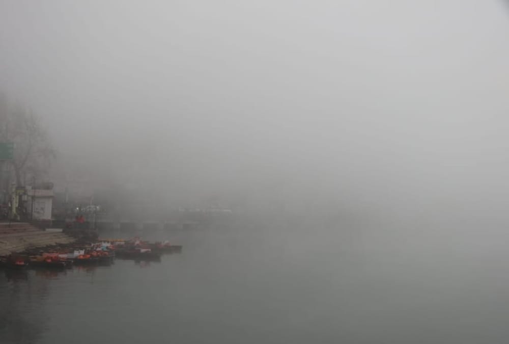 Dense Fog, Rainfall and Hailstorm in nainital and   Pipeline Fridge in Auli due to Snowfall
