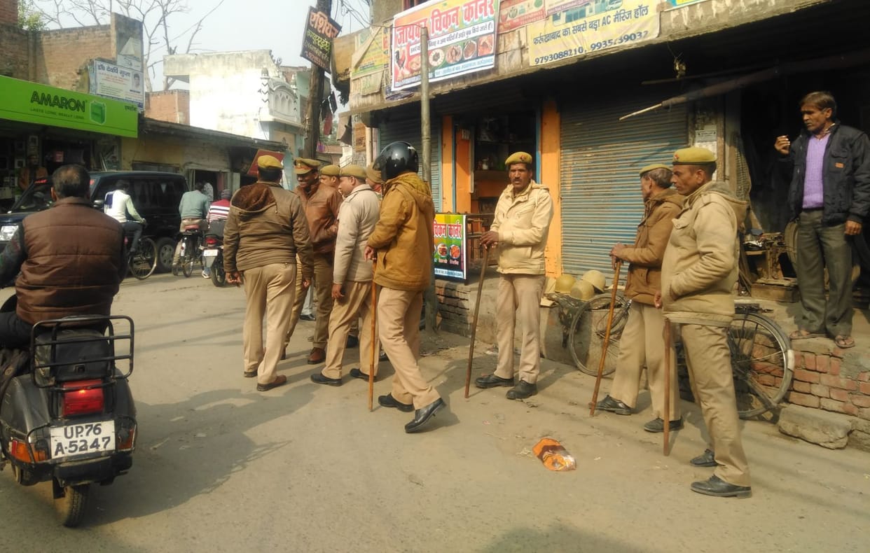 Police and administration remain vigilant on the prayers