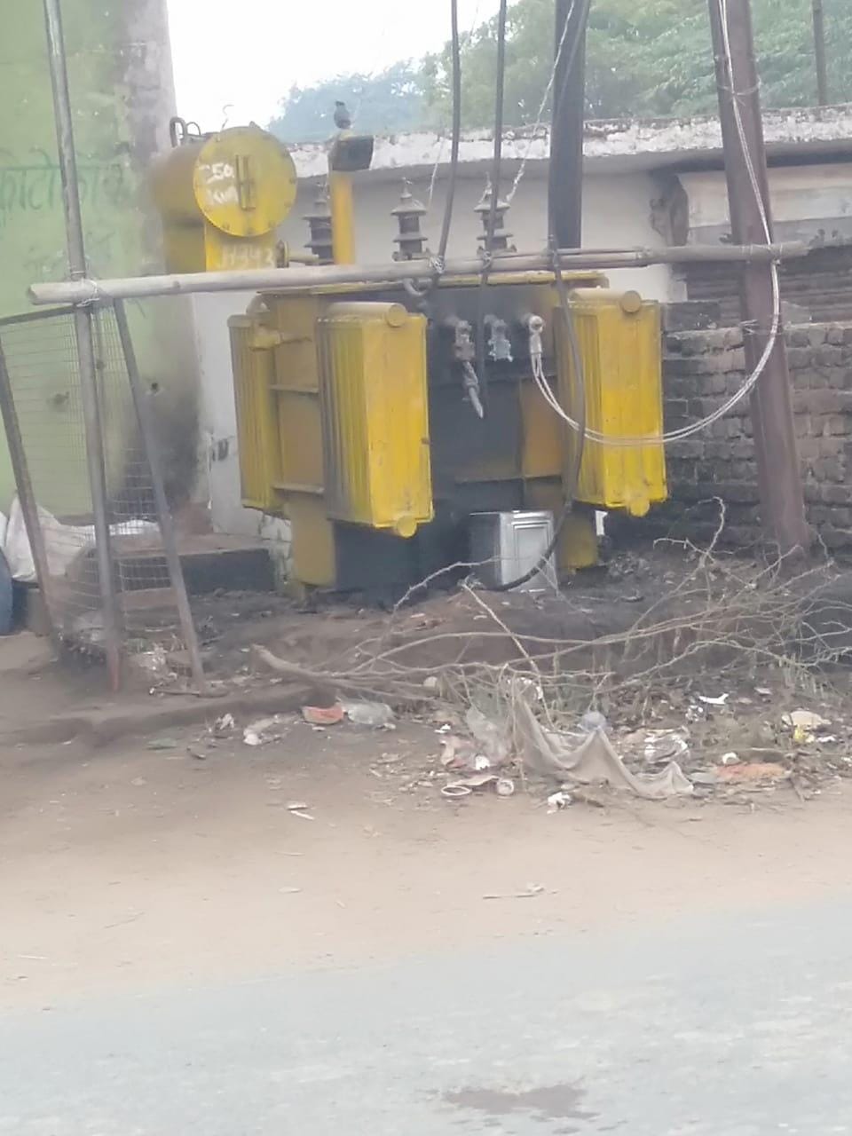 Transformer blew, half the village's lights went down for four days