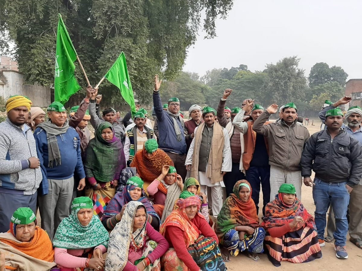 fact of protest madhya pradesh morena farmers not aware with agriculture law