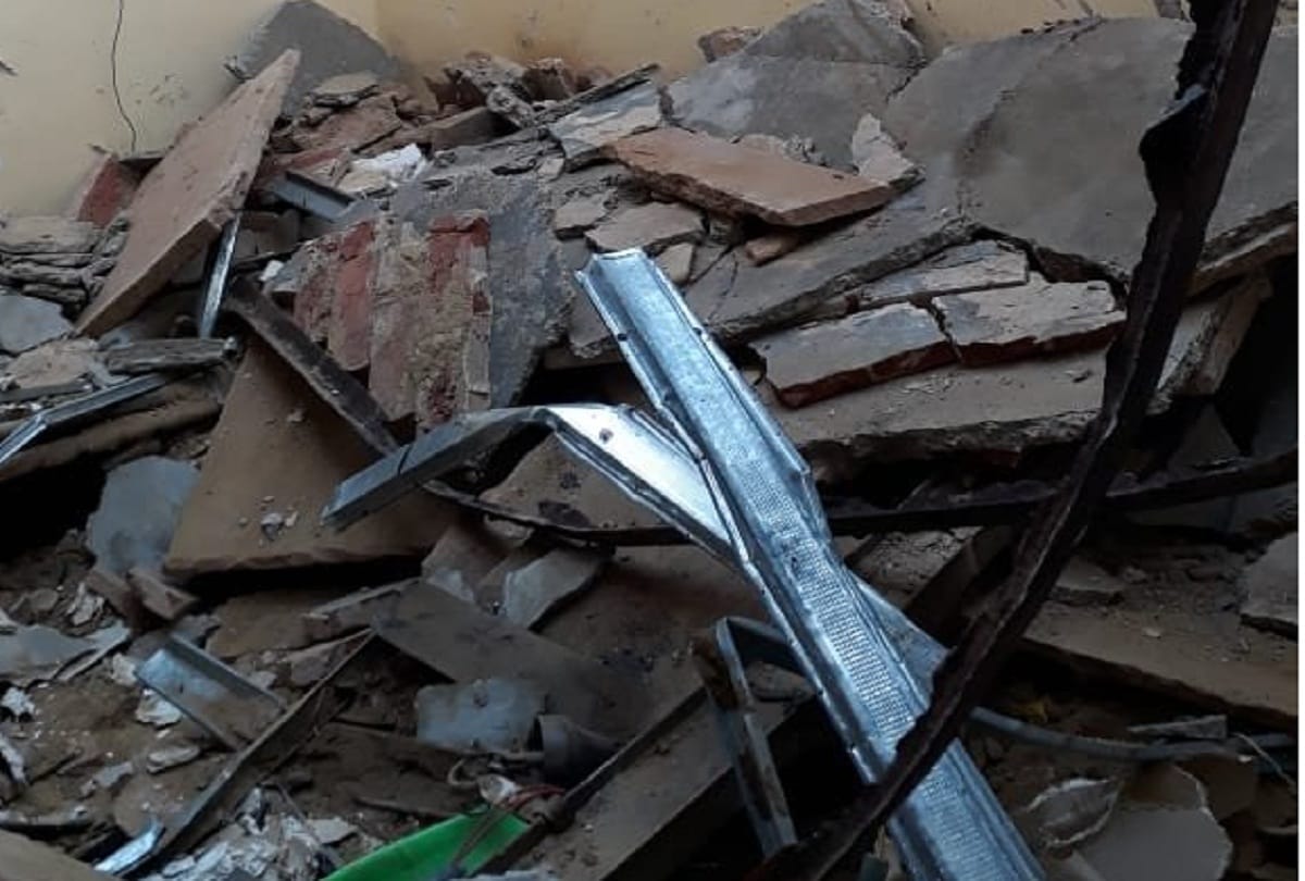 Building collapsed in Uttam Nagar, Delhi
