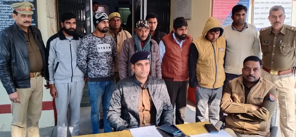 Janasath: Truck loaded with rice, five arrested