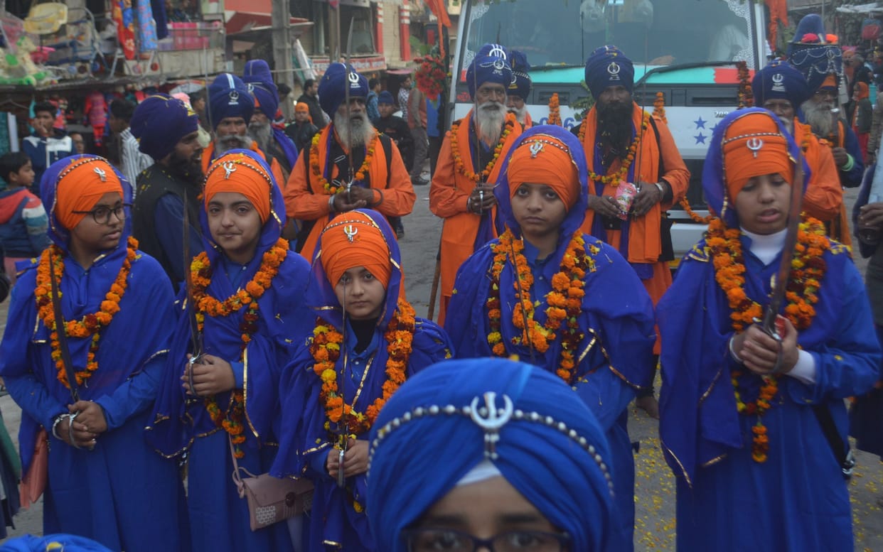Procession taken on Prakashostav with city kirtan