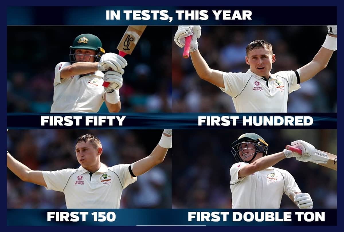 AUSvNZ: Marnus Labuschagne smashes first double century of the decade