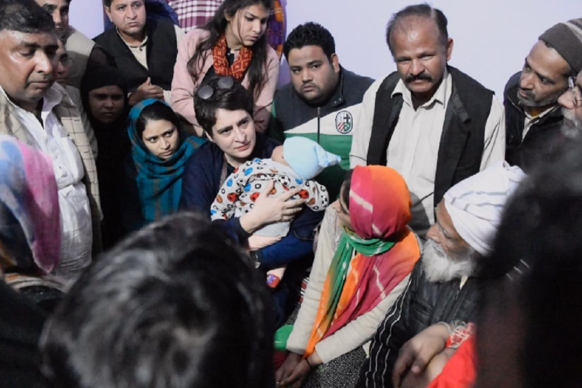Congress General Secretary Priyanka Gandhi reached in Muzaffarnagar