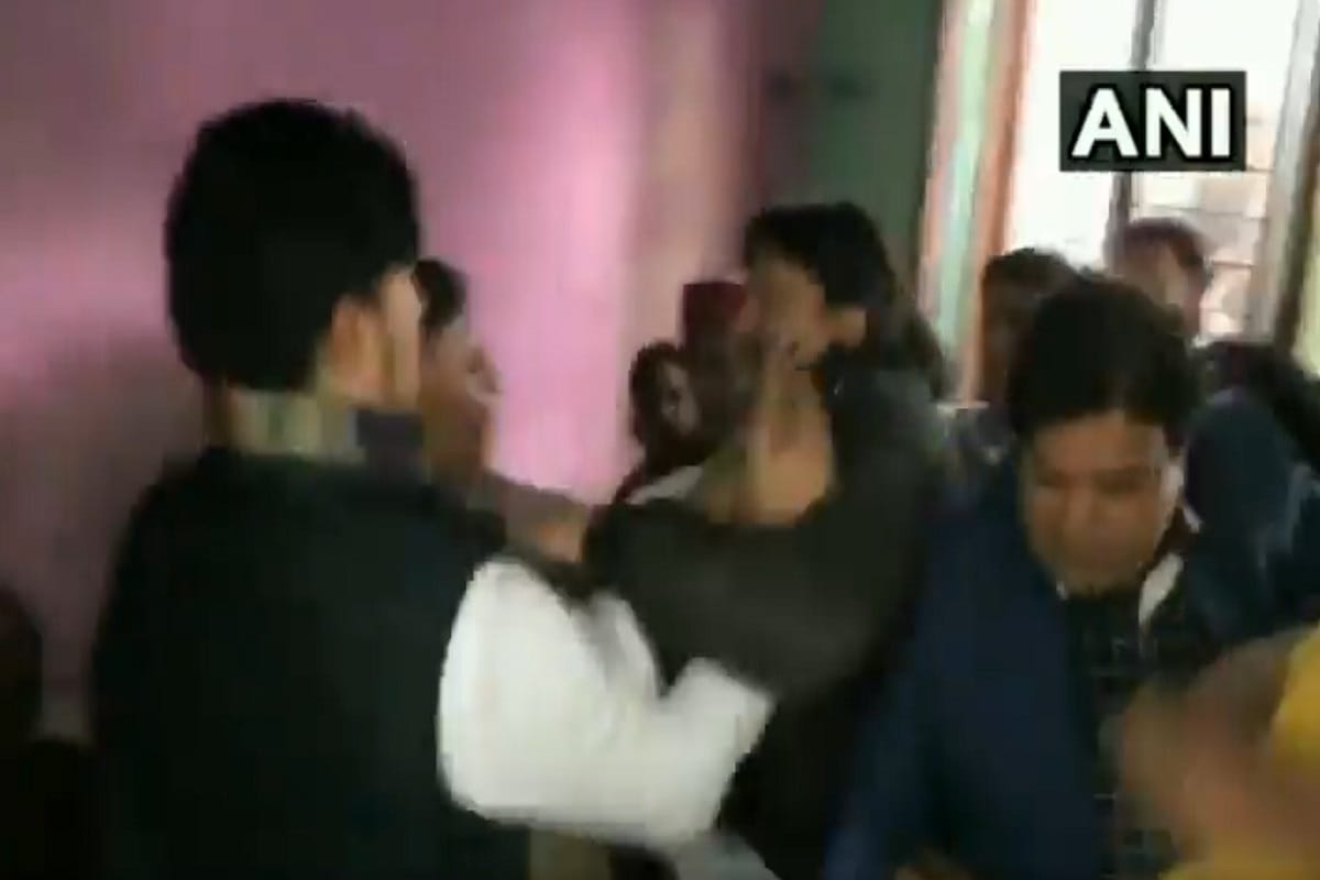 Scuffle broke out between Congress workers during Priyanka Gandhi’s visit in Meerut