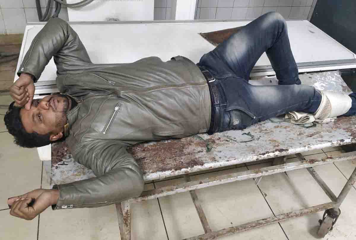 accused husband shot in police encounter