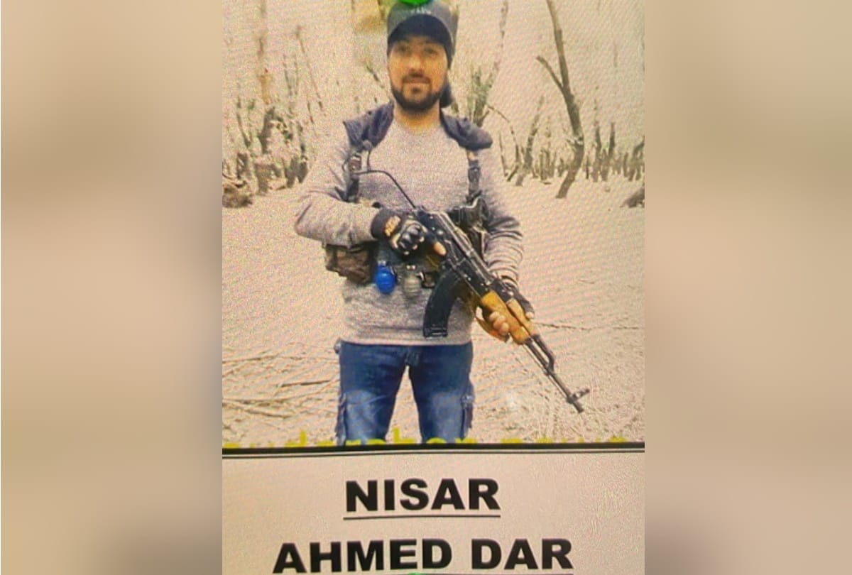 Jammu and Kashmir Lashkar-e-Taiba terrorist Nisar Dar arrested by security forces