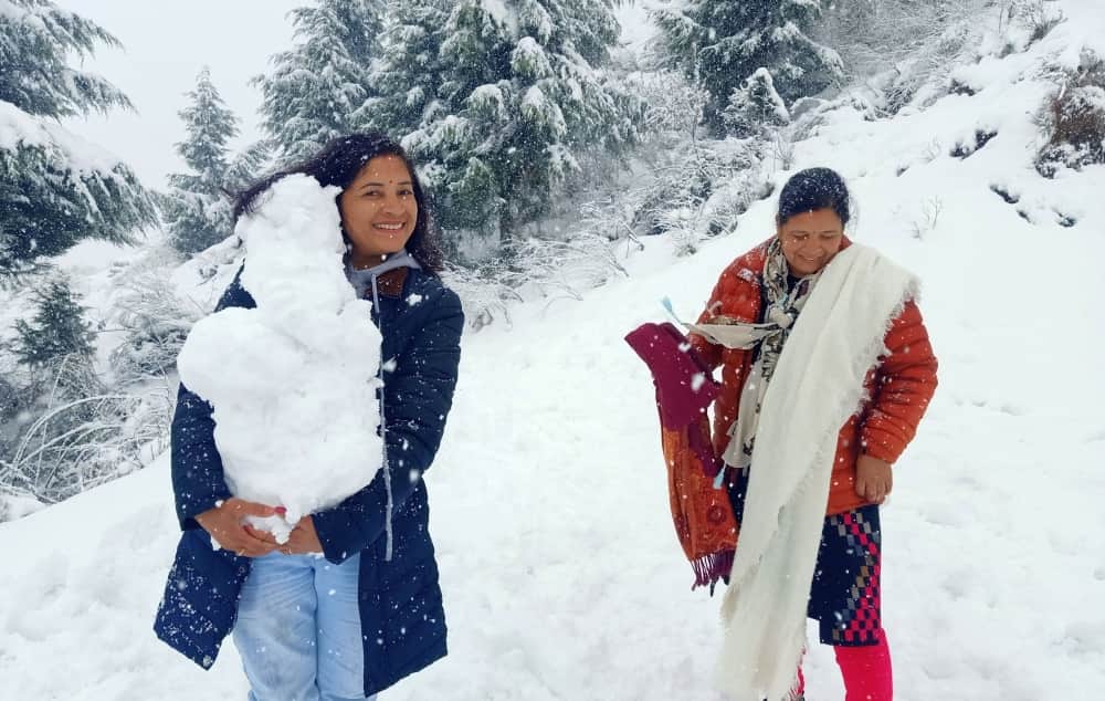snowfall in uttarakhand: people suffer from bitter cold