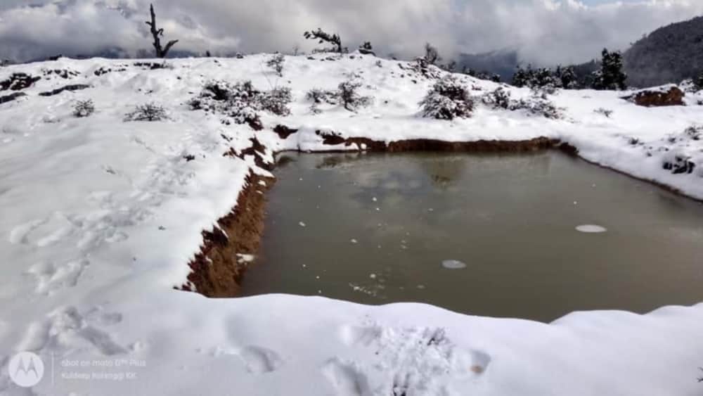 snowfall in uttarakhand: people suffer from bitter cold