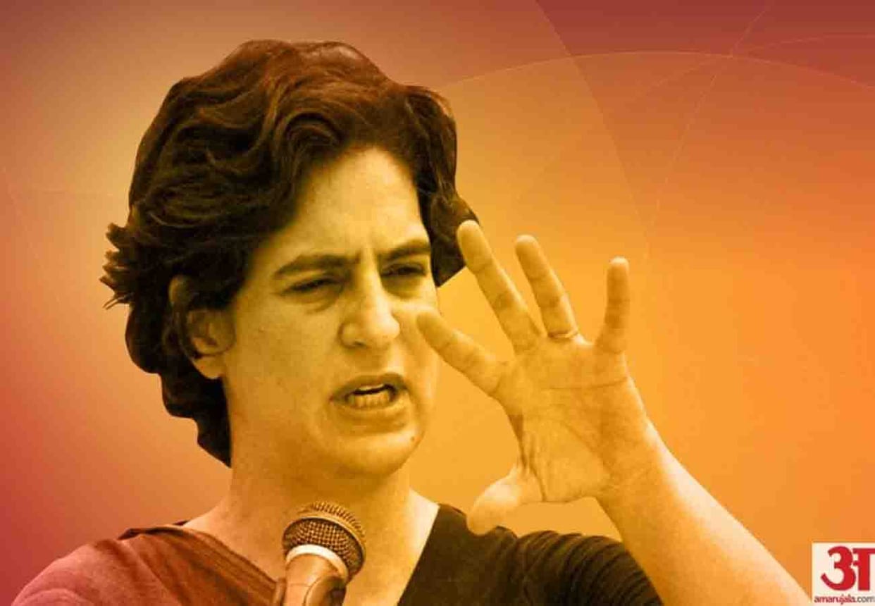 Priyanka Gandhi tweets against UP government