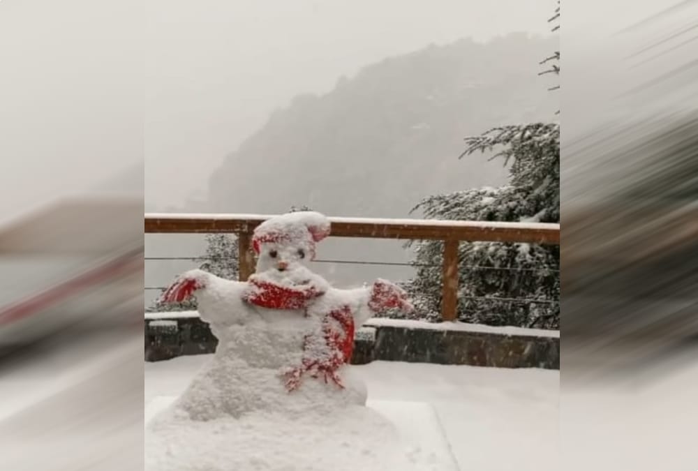 Ms Dhoni Enjoy Snowfall with jeeva and Family in Mussoorie See Beautiful Photos