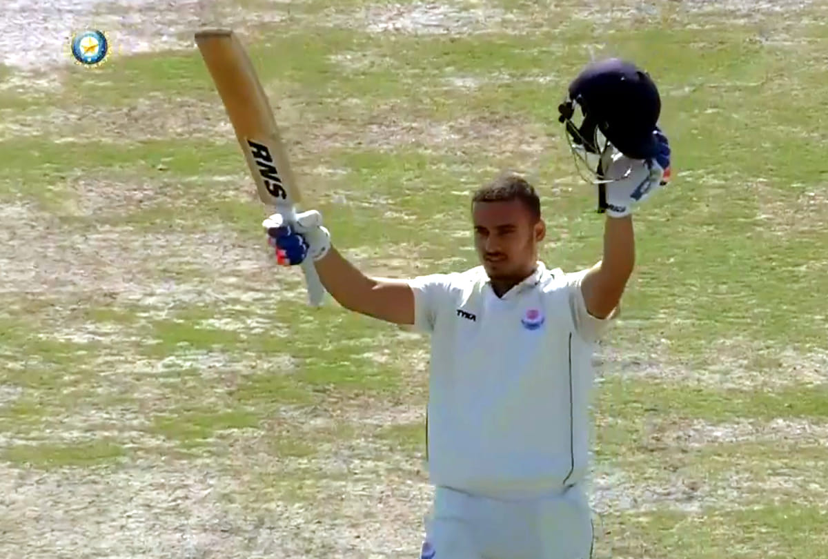 Ranji Trophy: Jammu Kashmir Ranji player Abdul Samad hits century against Jharkhand team