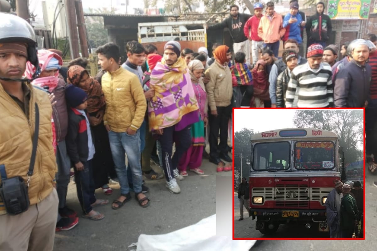 Roadways bus crushes student of class tenth in Muzaffarnagar